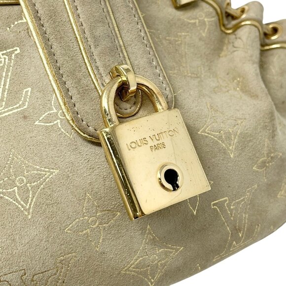 LOUIS VUITTON Vintage LV Monogram Extraordinary Theda Mini Bag Beige [105929] - Picture 10 of 15